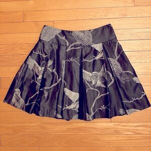 Adam Lippes Gray Pleated Mini Skirt